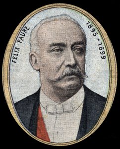 Porträt von Felix Faure (1841-1899), Industrieller und Politiker, gemäßigter Republikaner, er wurde Präsident der Republik von 1895 bis 1899