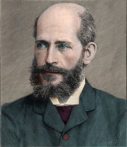 Porträt von Ferdinand James Anselm Freiherr von Rothschild (1839-1898), englischer Kunstsammler, 1898 von French School