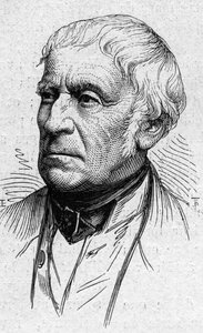 Porträt von Francois Guizot (1787-1874), französischer Politiker, Historiker und Akademiker. Gravur in "Le Monde Illustré" Nr. 883 vom 14. März 1874