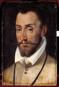 Porträt von Francois de Coligny, Herr von Andelot, Generaloberst der Infanterie (1521-1569). Gemälde der französischen Schule