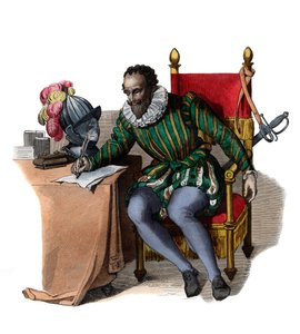 Porträt von François de Malherbe (1555-1628), französischer Dichter, Kritiker und Übersetzer von French School