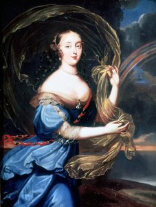Porträt von Francoise Athenais, Marquise de Montespan (1640-1707) von French School