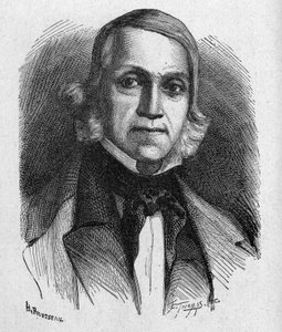 Porträt von François Sudre, Erfinder der musikalischen Telegrafie - in „Album der Wissenschaft; berühmte Gelehrte; Große Entdeckungen“ 1896