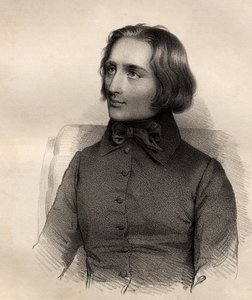 Porträt von Franz Liszt (1811-86), ungarischer Klaviervirtuose und Komponist