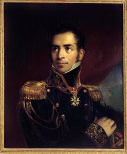 Porträt von General Baron Gourgaud (1783-1852) Anonymes Gemälde. 19. Jahrhundert. Ile d