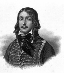Porträt von General Francois Severin Marceau Desgraviers, genannt Francois (1769 - 1796) - in „Revolution francaise“ von Thiers