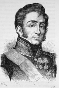 Porträt von General Lamarque (1770 - 1832) in „L