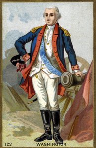 Porträt von George Washington von French School
