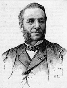 Porträt von Georges Guiffrey (1827-1887), Senator der Hautes-Alpes zwischen 1879-1887.