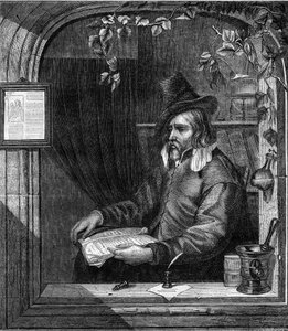 Porträt von Giulio Genoino (Genovino), der zusammen mit Tommaso Aniello, genannt Masaniello (1622-1647), an der Revolte gegen die Spanier in Neapel im Jahr 1647 teilnahm. Gravur von 1852. von French School