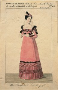 Porträt von Giuseppina Ronzi de Begnis in der Rolle der Rosina in 