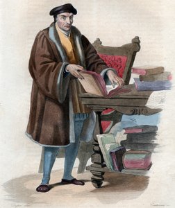 Porträt von Guillaume Budé (Budée) (Budaeus) (1467-1540), französischer Gelehrter