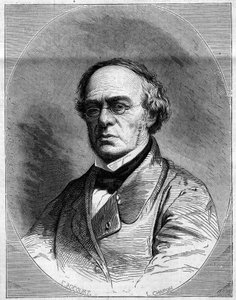 Porträt von Halevy (Jacques Fromental Levy, genannt) (1799-1862), französischer Komponist. Gravur in „Le Monde Illustré“ Nr. 259 vom 29. März