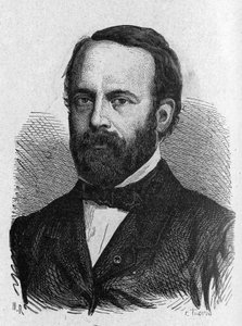 Porträt von Henri Sainte-Claire Deville (1814 - 1876) - in „Album der Wissenschaft; berühmte Gelehrte; Große Entdeckungen“ 1896