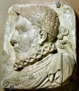 Porträt von Heinrich II. von Frankreich (Marmor) von French School