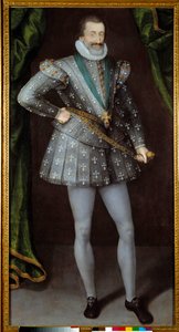Porträt von Heinrich IV., König von Frankreich (1553-1610) von French School