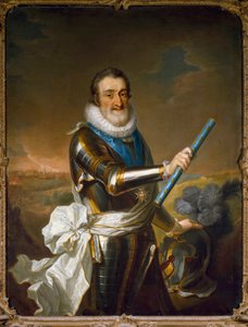 Porträt von Heinrich IV. von Frankreich in Rüstung von French School