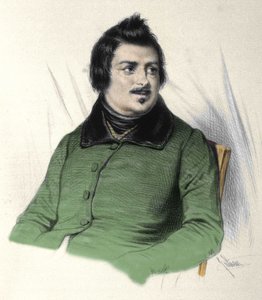 Porträt von Honoré de Balzac (1799-1850), französischer Schriftsteller.