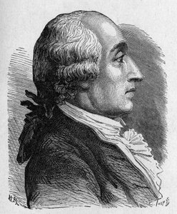 Porträt von Jacques Alexandre César Charles (1746 - 1823), französischer Physiker - im „Album der Wissenschaft; berühmte Wissenschaftler; Große Entdeckungen“ 1896.