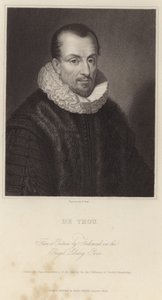 Porträt von Jacques Auguste de Thou von French School