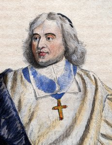 Porträt von Jacques Benigne Bossuet (1627-1704), französischer Bischof und Theologe von French School