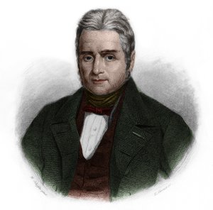 Porträt von Jacques Lafitte (1767-1844), französischer Politiker und Bankier. in „Book of Speakers“ von Louis de Cormenin Timon. 1842. Private Sammlung