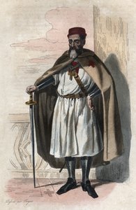 Porträt von Jacques de Molay (Molai) (1243-1314), Großmeister der Tempelritter