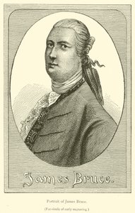 Porträt von James Bruce (Stich) von French School