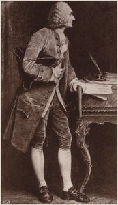 Porträt von Jean-Philippe Rameau von French School
