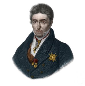 Porträt von Jean Baptiste (Jean-Baptiste), Comte de Villele (1773-1854), französischer Politiker. in „LIBRE DES SPORERS“ von Louis de Cormenin Timon. 1842. Private Sammlung. von French School