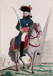 Porträt von Jean Baptiste Kleber an den Pyramiden, späte 18. Jahrhundert von French School