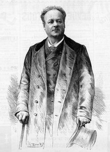 Porträt von Jean Berthelier (1830-1888), französischer Schauspieler und Sänger