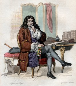 Porträt von Jean de La Fontaine