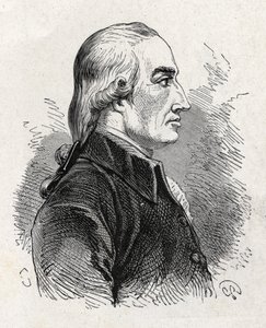 Porträt von Joseph Black (1761 - 1799), britischer Physiker und Chemiker (Entdeckung von Magnesia) - im „Album der Wissenschaft; berühmte Wissenschaftler; Große Entdeckungen“ 1896. von French School