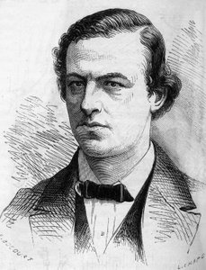 Porträt von Joseph Joachim (1831-1907), ungarischer Geiger. Gravur in „Le Monde Illustré“ Nr. 516 vom 2. März