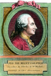 Porträt von Joseph de Montgolfier, Erfinder des Heißluftballons