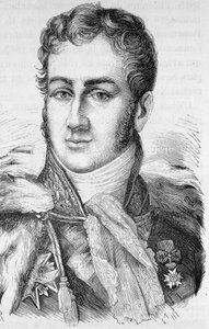 Porträt von Jules de Polignac, französischer Politiker (1780 - 1847) in „L