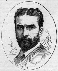Porträt von Leon Bonnat (1833-1822), französischer Maler. Gravur in „Le Monde Illustré“ Nr. 890 vom 2. Mai 1874.