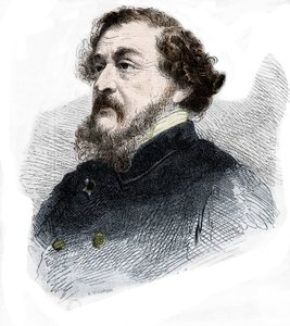 Porträt von Leon Gozlan, französischer Journalist und Romanautor.