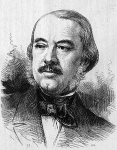 Porträt von Leon Laya, französischer Dramatiker. Gravur in „Le Monde Illustré“ Nr. 805 vom 14. September 1872