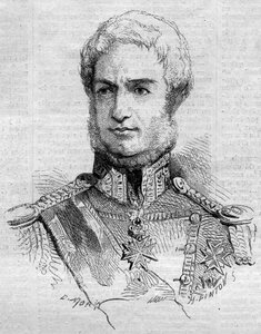 Porträt von Leopold II. (1797-1870), Großherzog der Toskana. Gravur in „Le Monde Illustré“ Nr. 108 vom 7. Mai 1859.