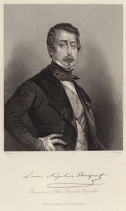 Porträt von Louis-Napoleon Bonaparte von French School