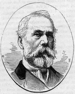 Porträt von Louis Francois, französischer Graveur. Gravur in „Le Monde Illustré“ Nr. 890 vom 2. Mai 1874 von French School