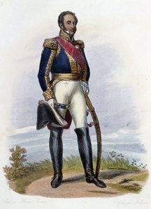 Porträt von Louis Gabriel (Louis-Gabriel) Suchet (1770-1826), Marschall von Frankreich. in Hrsg. Mennechet, „Le Plutarque français“