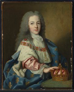 Porträt von Ludwig XV. als Kind, ca. 1720 von French School