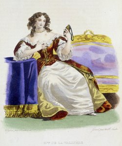 Porträt von Louise Françoise de la Vallière (1644 - 1710) von French School