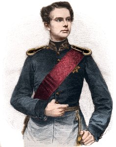 Porträt von Ludwig II. von Bayern (1845-1886), König von Bayern