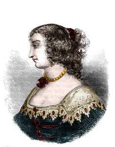 Porträt von Mademoiselle de Hautefort (Marie de Hautefort)