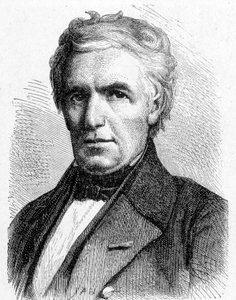 Porträt von Marc Séguin (1786 - 1844), französischer Ingenieur, der das Prinzip der Hängebrücken konzipierte, auch Erfinder des Röhrenkessels - in „Album der Wissenschaft; berühmte Wissenschaftler; Große Entdeckungen“ 1896.