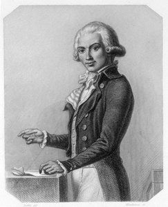Porträt von Marguerite Élie Guadet, französischer Politiker (1758-1794). In „L